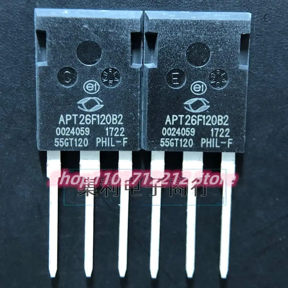 5PCS-10PCS APT26F120B2 TO-247 MOS 27A 1200V Imported NEW Original Quick Delivery
5PCS-10PCS APT26F120B2 TO-247 MOS 27A 1200V Imported NEW Original Quick Delivery