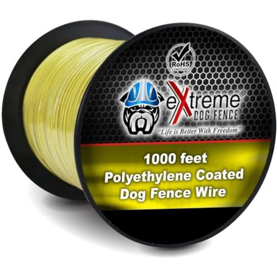 of 20 Gauge In Ground Electric Dog Fence Extreme Boundary Wire for Creating or Expanding Your Pet Containment Area
of 20 Gauge In Ground Electric Dog Fence Extreme Boundary Wire for Creating or Expanding Your Pet Containment Area
