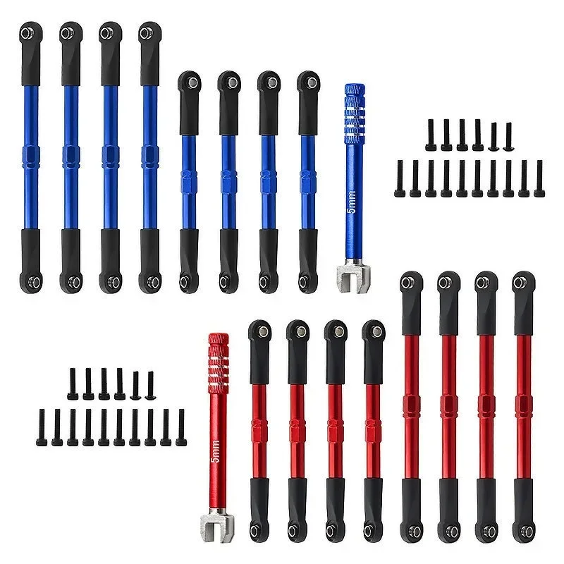 Metal Front and Rear Toe Links with Hollow Balls 7118 7138 for TRXS 1/16 E-Revo Summit RC Car Upgrade Parts Accessories
Metal Front and Rear Toe Links with Hollow Balls 7118 7138 for TRXS 1/16 E-Revo Summit RC Car Upgrade Parts Accessories