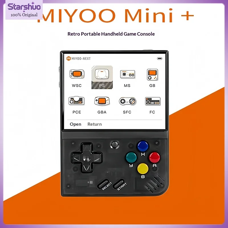 New MIYOO Mini+ Portable Handheld Game Console, Open Source, Online Multiplayer Battle, GBA, The King of Fighters
New MIYOO Mini+ Portable Handheld Game Console, Open Source, Online Multiplayer Battle, GBA, The King of Fighters
