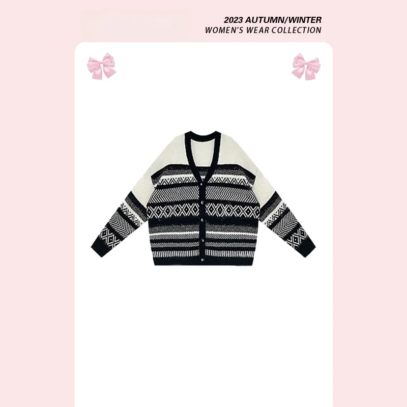 Женский вязаный свитер в клетку Forever 2 Lazy Sle, свободный крой, в корейском ретро-стиле, для осени и зимы, больших размеров, верхняя одежда
Женский вязаный свитер в клетку Forever 2 Lazy Sle, свободный крой, в корейском ретро-стиле, для осени и зимы, больших размеров, верхняя одежда