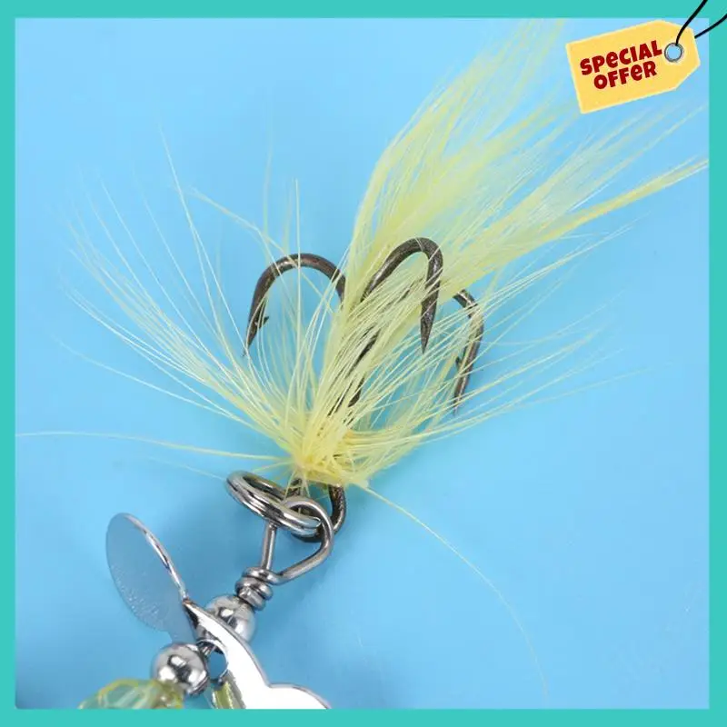 -ABHW 10X Long Casting Spinner Bait Fishing Lure Double Tail Propeller Trout Carp Catfish Artificial Ice Fishing Lures 10G
-ABHW 10X Long Casting Spinner Bait Fishing Lure Double Tail Propeller Trout Carp Catfish Artificial Ice Fishing Lures 10G
