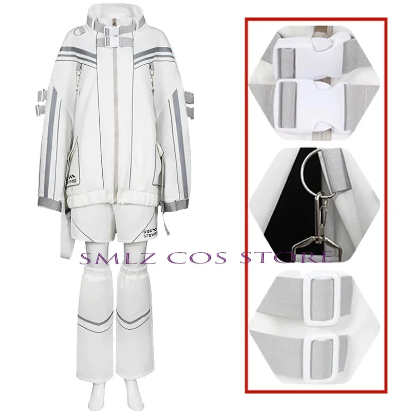 Japanese Cyber Cosplay Coat White Sportweight Outdoor Jackets Punk Uniform Suit Anime Party Role Play Outfit for Woman
Japanese Cyber Cosplay Coat White Sportweight Outdoor Jackets Punk Uniform Suit Anime Party Role Play Outfit for Woman