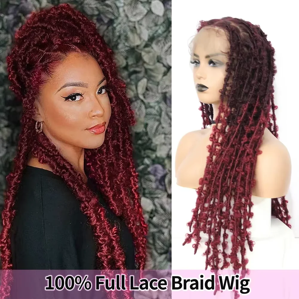IPARTY Synthetic Full Lace Wig Braided Wigs Distressed Butterfly Locs Faux Locs Braid Wig Long Lace Frontal Wig for Women
IPARTY Synthetic Full Lace Wig Braided Wigs Distressed Butterfly Locs Faux Locs Braid Wig Long Lace Frontal Wig for Women