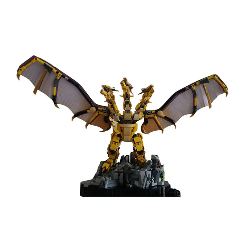 741PCS MOC Fantasy Monsters King Ghidorah Models Building Blocks Creative Assembly Educational Brick Toys Gifts
741PCS MOC Fantasy Monsters King Ghidorah Models Building Blocks Creative Assembly Educational Brick Toys Gifts