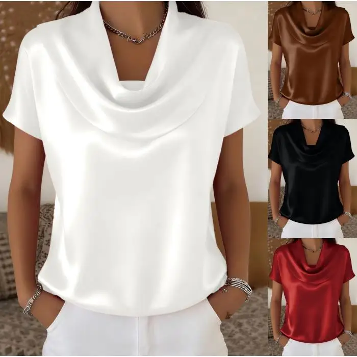 Women's Casual Style Drop Shoulder Short Sleeve Shirt Knitted Pure Color Long Sleeve Elastic Micro Winter Fashion Ladies' Shirt
Women's Casual Style Drop Shoulder Short Sleeve Shirt Knitted Pure Color Long Sleeve Elastic Micro Winter Fashion Ladies' Shirt