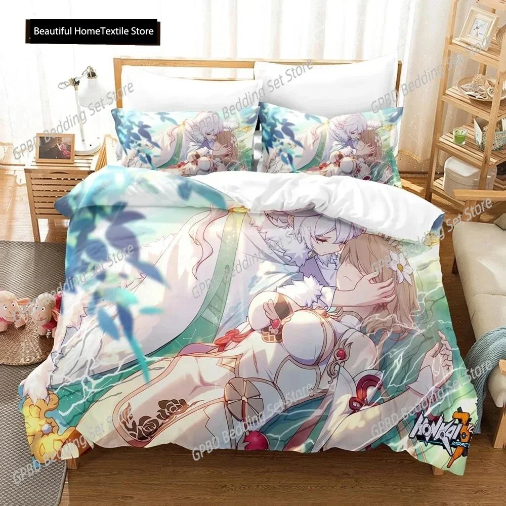3D Anime Honkai Impact Comfortable Duvet Quilt Cover Pillowcase Bedding Set Children Bedroom Decoration Home Textile
3D Anime Honkai Impact Comfortable Duvet Quilt Cover Pillowcase Bedding Set Children Bedroom Decoration Home Textile