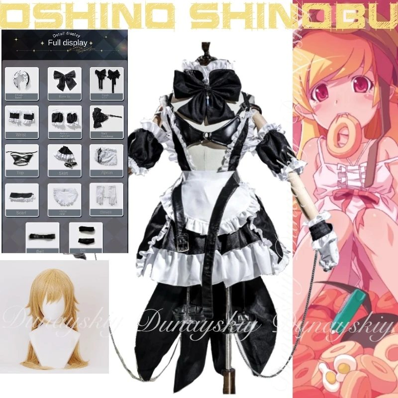 Bakemonogatari Anime Oshino Shinobu Cosplay The Vampire With The Black Battle Maid Dress-up And Wig Cosplay Costume Full Of Suit
Bakemonogatari Anime Oshino Shinobu Cosplay The Vampire With The Black Battle Maid Dress-up And Wig Cosplay Costume Full Of Suit
