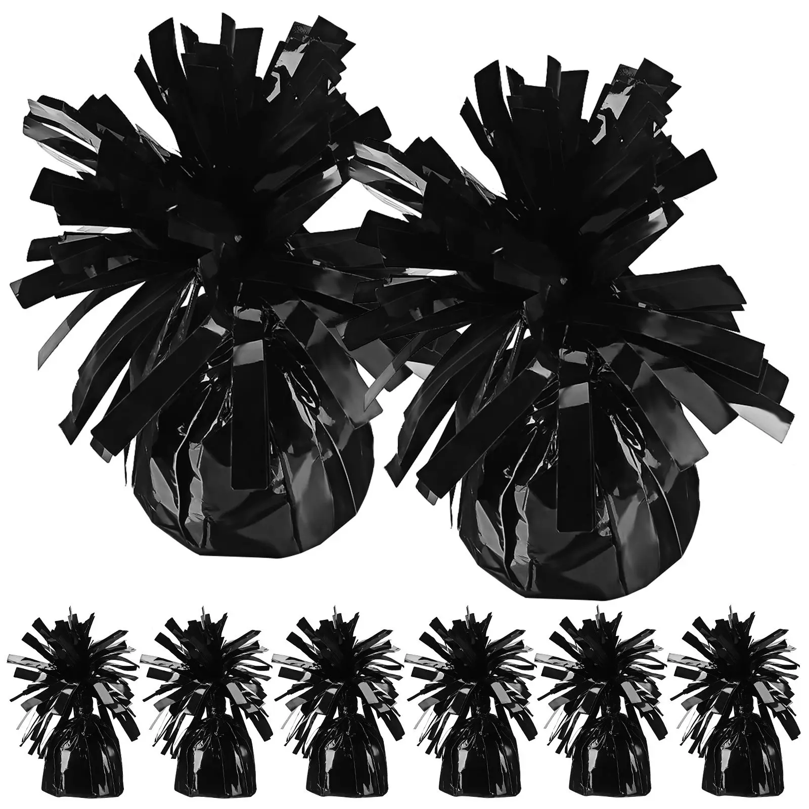 8 Pcs Balloon Weights for Wedding Birthday Arch Pendants Black Shiny Foil Outdoor Indoors
8 Pcs Balloon Weights for Wedding Birthday Arch Pendants Black Shiny Foil Outdoor Indoors