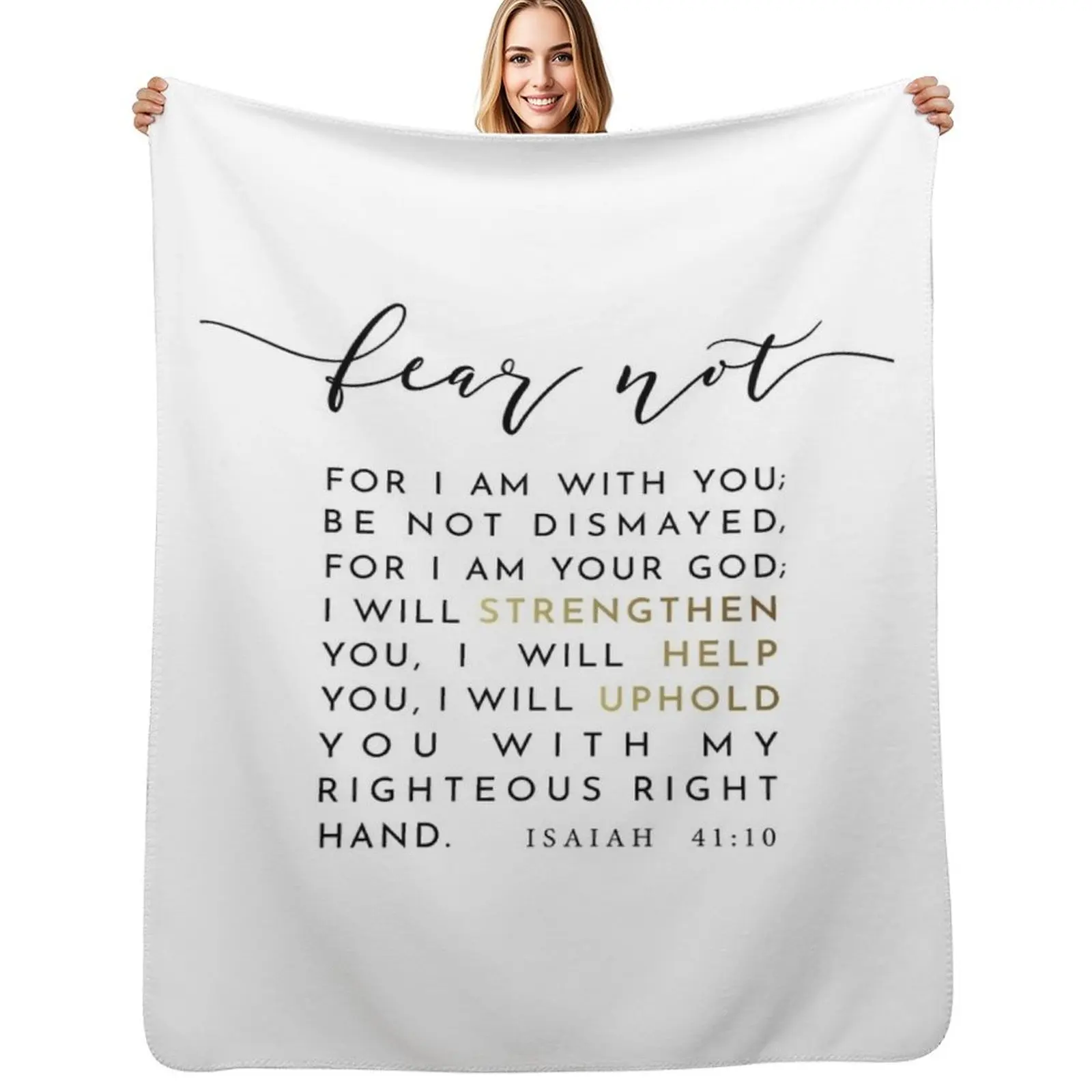 Fear Not Throw Blanket valentine gift ideas Soft Plaid Luxury Throw halloween Blankets
Fear Not Throw Blanket valentine gift ideas Soft Plaid Luxury Throw halloween Blankets