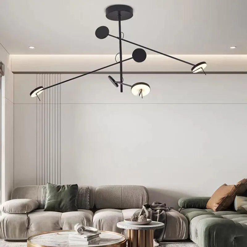 Simple Living Room Long Pole led Pendant Light Dining Table Kitchen Bedroom Indoor Hanging Lamp Black Arm Adjustable Droplight
Simple Living Room Long Pole led Pendant Light Dining Table Kitchen Bedroom Indoor Hanging Lamp Black Arm Adjustable Droplight