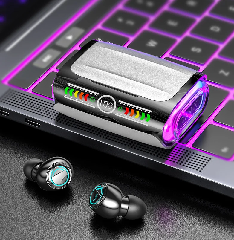 DX-01 Bluetooth Earphones, TWS, Bluetooth 5.3 Special Effects, Lighting, Cool Music, Gaming, Low Latency, In-Ear
DX-01 Bluetooth Earphones, TWS, Bluetooth 5.3 Special Effects, Lighting, Cool Music, Gaming, Low Latency, In-Ear