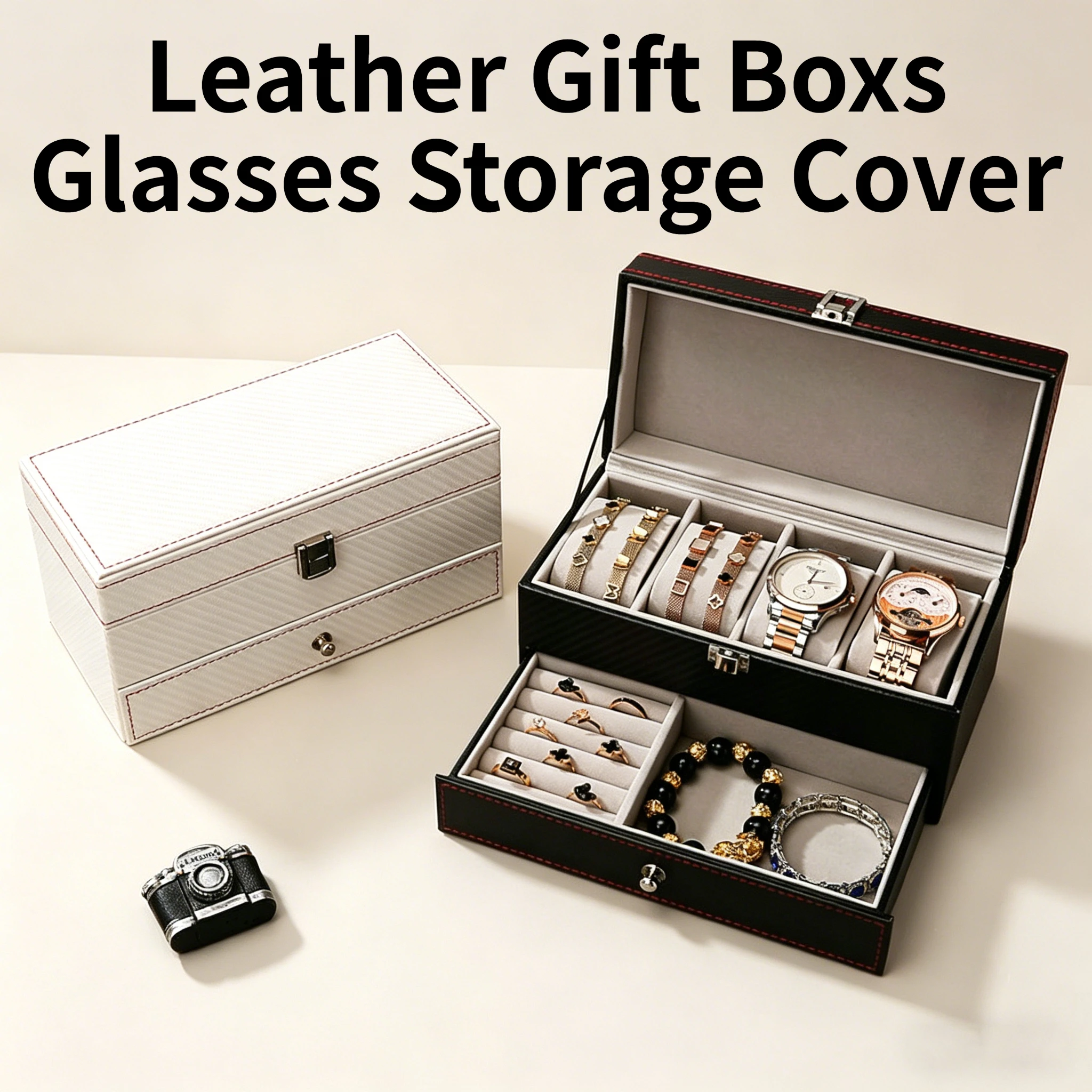 Multi-Purpose Home Storage Box Watch Storage Case Small Objects Organizer Box Leather Gift Boxs Glasses Storage Cover
Multi-Purpose Home Storage Box Watch Storage Case Small Objects Organizer Box Leather Gift Boxs Glasses Storage Cover