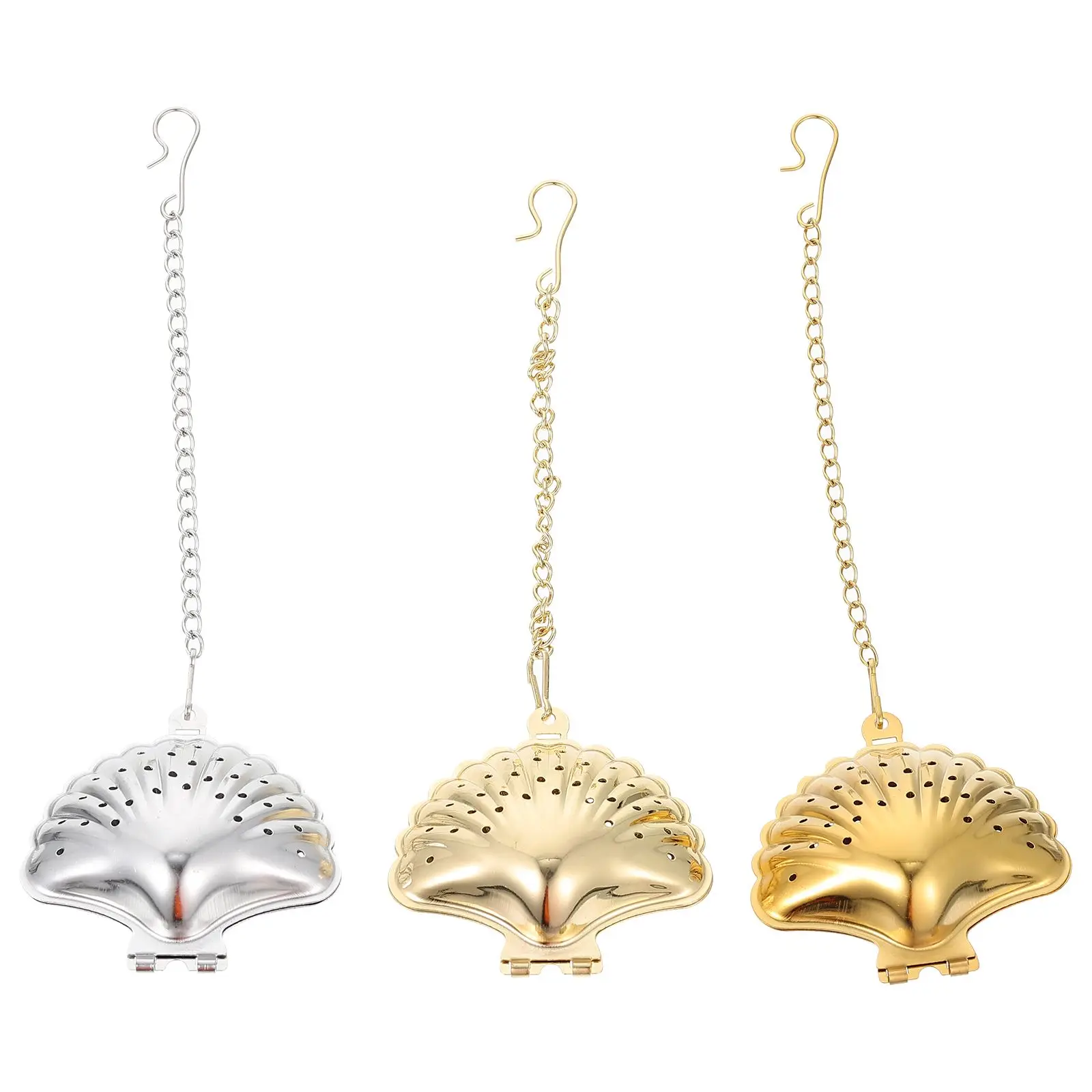 3 Pcs Filter Strainer Shell Shaped Infuser Shell Shaped Tea Infuser Stainless Steel Fine Mesh Sieve Home Office Use
3 Pcs Filter Strainer Shell Shaped Infuser Shell Shaped Tea Infuser Stainless Steel Fine Mesh Sieve Home Office Use