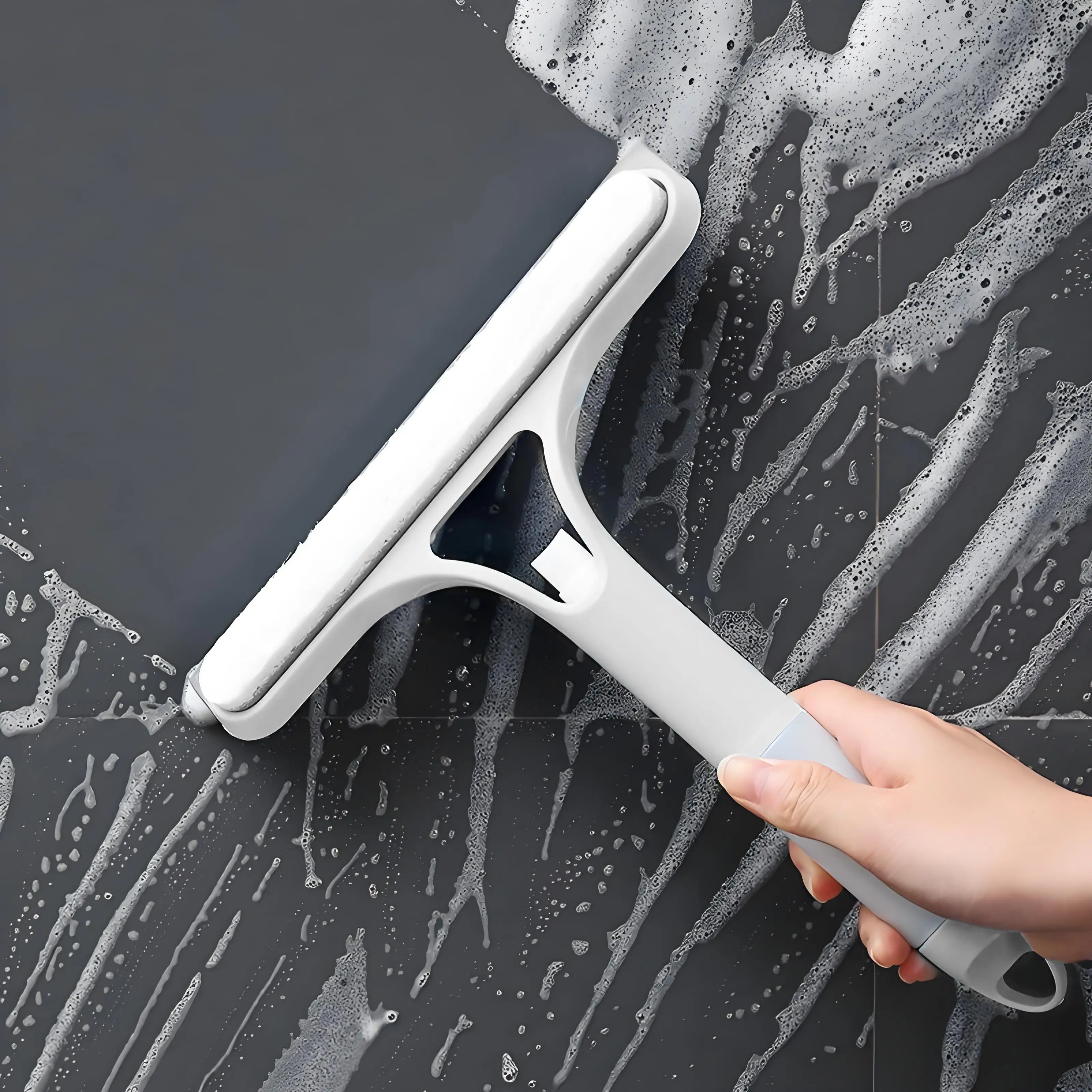 3-in-1 Multi-functional Design – This window cleaning squeegee combines a scraper, a water sprayer, and a squeegee into one tool, effortlessly handling the cleaning of glass, mirrors, and car windows without the need to switch tools frequently!
3-in-1 Multi-functional Design – This window cleaning squeegee combines a scraper, a water sprayer, and a squeegee into one tool, effortlessly handling the cleaning of glass, mirrors, and car windows without the need to switch tools frequently!