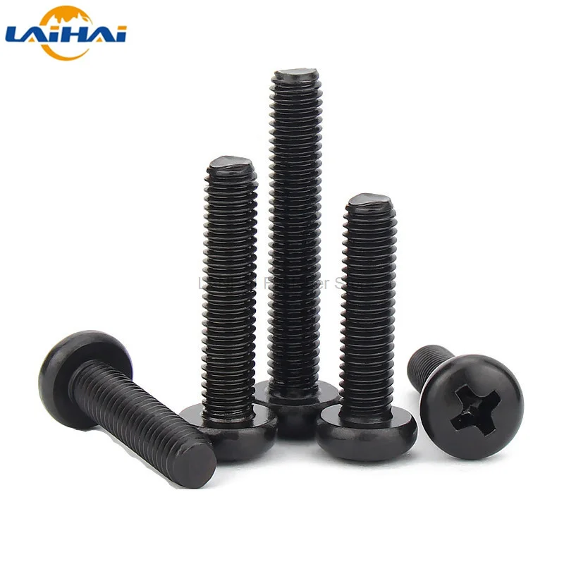 10/100pcs M1.6 M2 M2.5 M3 M4 Black 304 Stainless Steel Cross Recessed Round Phillips Pan Head Screw Bolt Thread Length 3-60mm
10/100pcs M1.6 M2 M2.5 M3 M4 Black 304 Stainless Steel Cross Recessed Round Phillips Pan Head Screw Bolt Thread Length 3-60mm