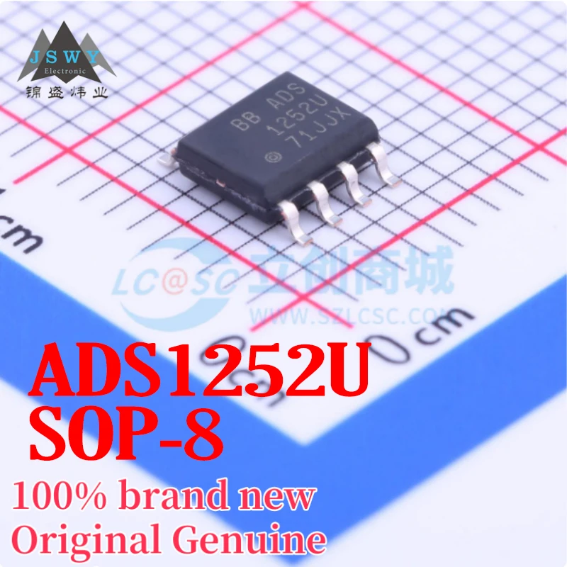 (3/30pcs) ADS1252U ADS1252 SOP-8 24-bit Analog-to-Digital Converter Genuine stock in large quantities Free shipping
(3/30pcs) ADS1252U ADS1252 SOP-8 24-bit Analog-to-Digital Converter Genuine stock in large quantities Free shipping