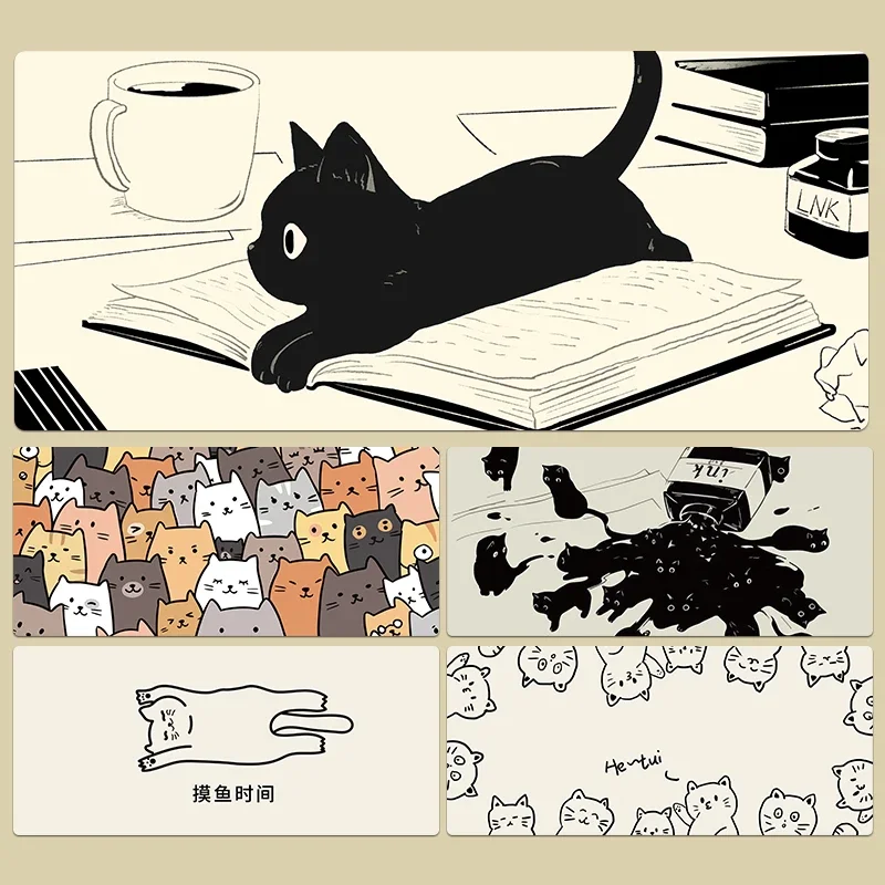 Cat mouse pad oversized girl premium ins style, dormitory office laptop keyboard table mat customization
Cat mouse pad oversized girl premium ins style, dormitory office laptop keyboard table mat customization