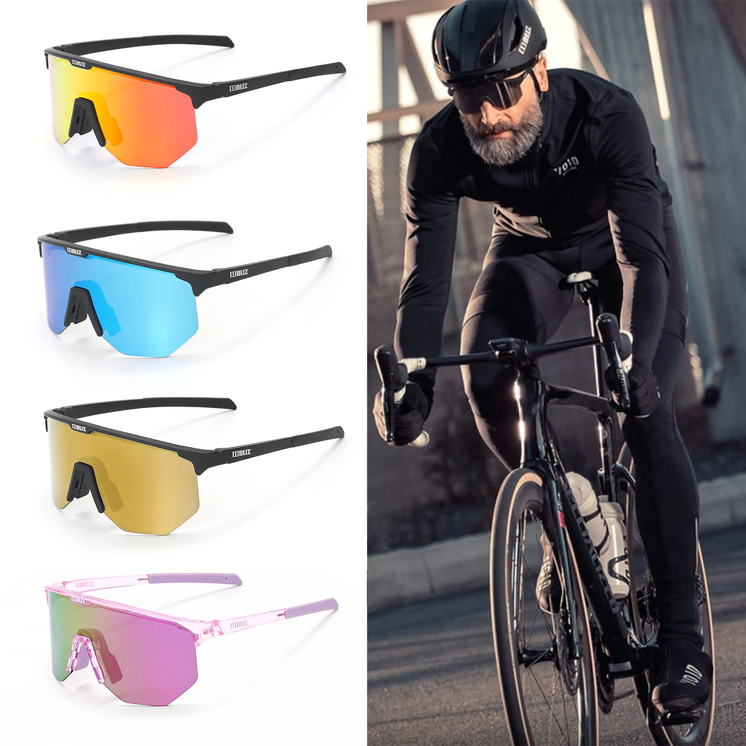 B BLIZ Hero Polarized Cycling Sunglasses Windproof Mountain Bike Goggles For Men Women Cycling Hiking Running Glasses 3 Lens Se
B BLIZ Hero Polarized Cycling Sunglasses Windproof Mountain Bike Goggles For Men Women Cycling Hiking Running Glasses 3 Lens Se