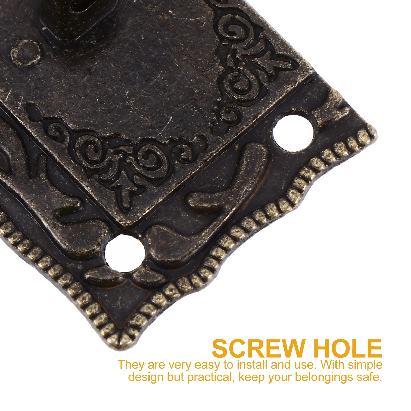 4Pcs Alloy Square Buckles Retro Bronze for Jewelry Box Case Latch Vintage Wooden Cabinet Wine Drawer Hasps Sturdy Zinc
4Pcs Alloy Square Buckles Retro Bronze for Jewelry Box Case Latch Vintage Wooden Cabinet Wine Drawer Hasps Sturdy Zinc