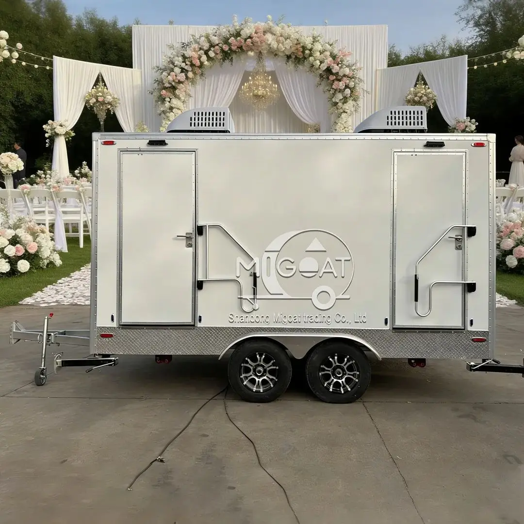 Eco-Friendly 2-Stall Portable Toilet Trailer Outdoor Mobile Restroom with Hand Washing Sink Export Standard Compliant
Eco-Friendly 2-Stall Portable Toilet Trailer Outdoor Mobile Restroom with Hand Washing Sink Export Standard Compliant