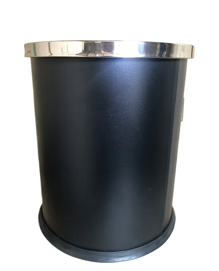 Black iron paint trash can indoor bedroom grid office living room KTV round trash can
Black iron paint trash can indoor bedroom grid office living room KTV round trash can