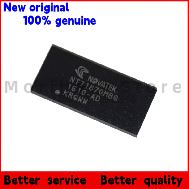 1PCS/ 100% new NT71870MBG-002 BGA Black plastic casing
1PCS/ 100% new NT71870MBG-002 BGA Black plastic casing