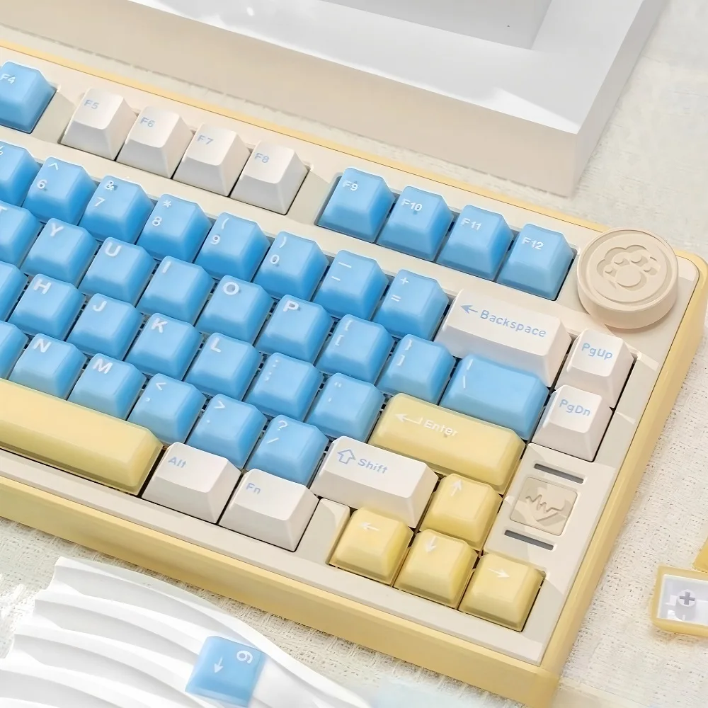 Simple Soda Cherry Keycap PBT+ABS 164 Key, Two -color Double -layer Translucent Adaptation 61/75/84/96/108 Mechanical Keyboard
Simple Soda Cherry Keycap PBT+ABS 164 Key, Two -color Double -layer Translucent Adaptation 61/75/84/96/108 Mechanical Keyboard