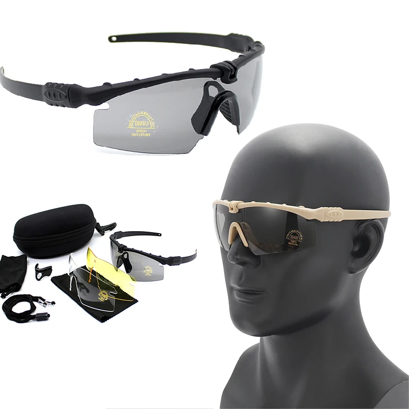 Military Sunglasses for Men, Army Tactical Glasses, Shooting Airsoft Eyewear, Outdoor Sport, UV Protection for Hiking, 5 Colors
Military Sunglasses for Men, Army Tactical Glasses, Shooting Airsoft Eyewear, Outdoor Sport, UV Protection for Hiking, 5 Colors