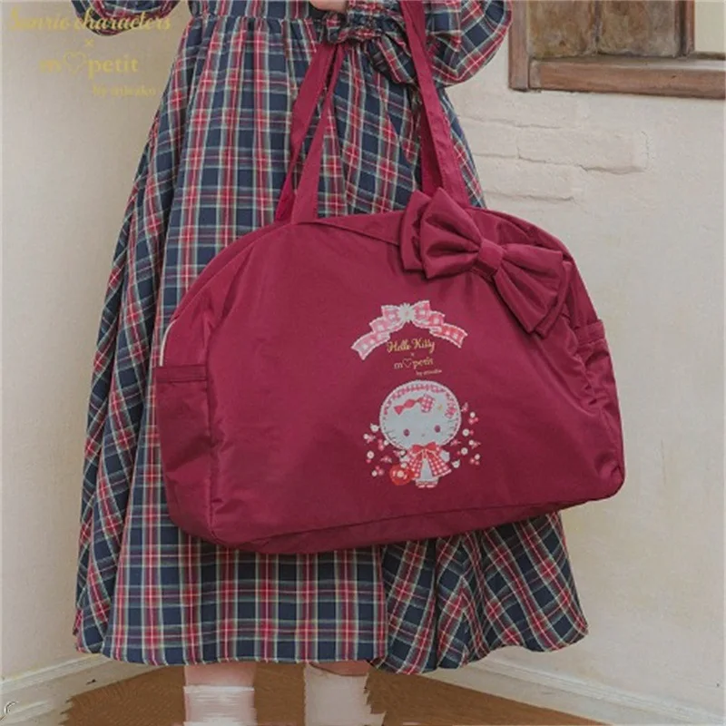Hello Kitty Kuromi Cinnamoroll Baby My Melody Large Capacity Bow Lolita Girl Short Trip Bag Portable Luggage Bag Gym Pink Bag
Hello Kitty Kuromi Cinnamoroll Baby My Melody Large Capacity Bow Lolita Girl Short Trip Bag Portable Luggage Bag Gym Pink Bag