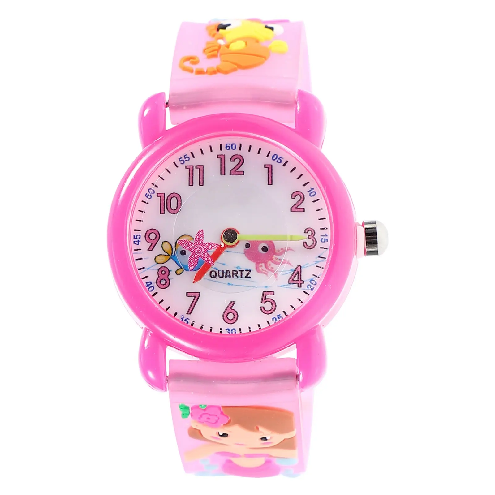 Childrens Waterproof Cartoon Quartz Watch Boys Girls Wristwatch Bright Design Kids Gift for Holidays Kids Watch
Childrens Waterproof Cartoon Quartz Watch Boys Girls Wristwatch Bright Design Kids Gift for Holidays Kids Watch
