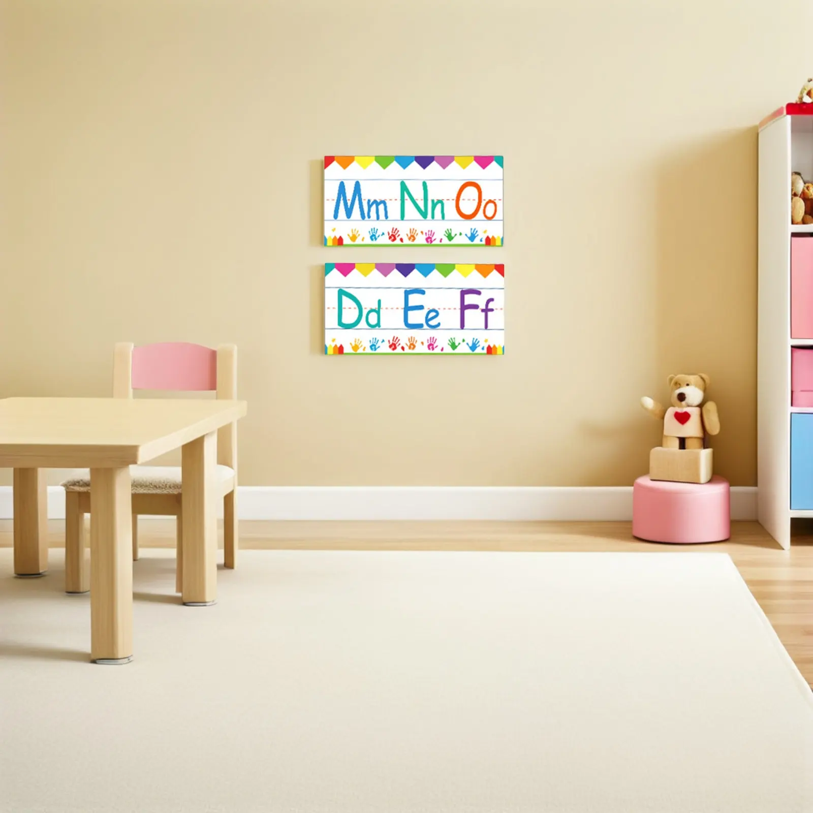 12Pcs Vibrant Alphabet Number Practice Cards Abc Letters Numbers Flashcards Soft Bulletin Board Strips for Classroom Wall
12Pcs Vibrant Alphabet Number Practice Cards Abc Letters Numbers Flashcards Soft Bulletin Board Strips for Classroom Wall