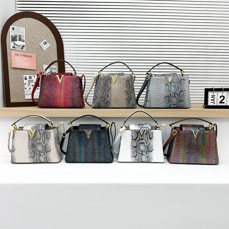2025 New Luxury Spacious Python Tote Bag, Adjustable Crossbody & Top Handle, Versatile Women's Work Commuter Purse
2025 New Luxury Spacious Python Tote Bag, Adjustable Crossbody & Top Handle, Versatile Women's Work Commuter Purse