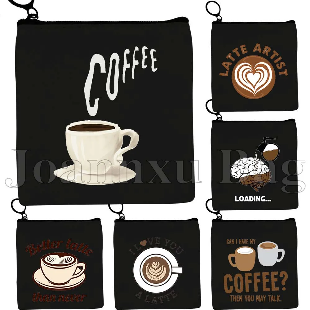 Cute Coffee Latte Artist Gift Cappuccino Espresso Coffee Barista Quotes Canvas Coin Purse Key Case Small Bag Wallet Zipper Pouch
Cute Coffee Latte Artist Gift Cappuccino Espresso Coffee Barista Quotes Canvas Coin Purse Key Case Small Bag Wallet Zipper Pouch