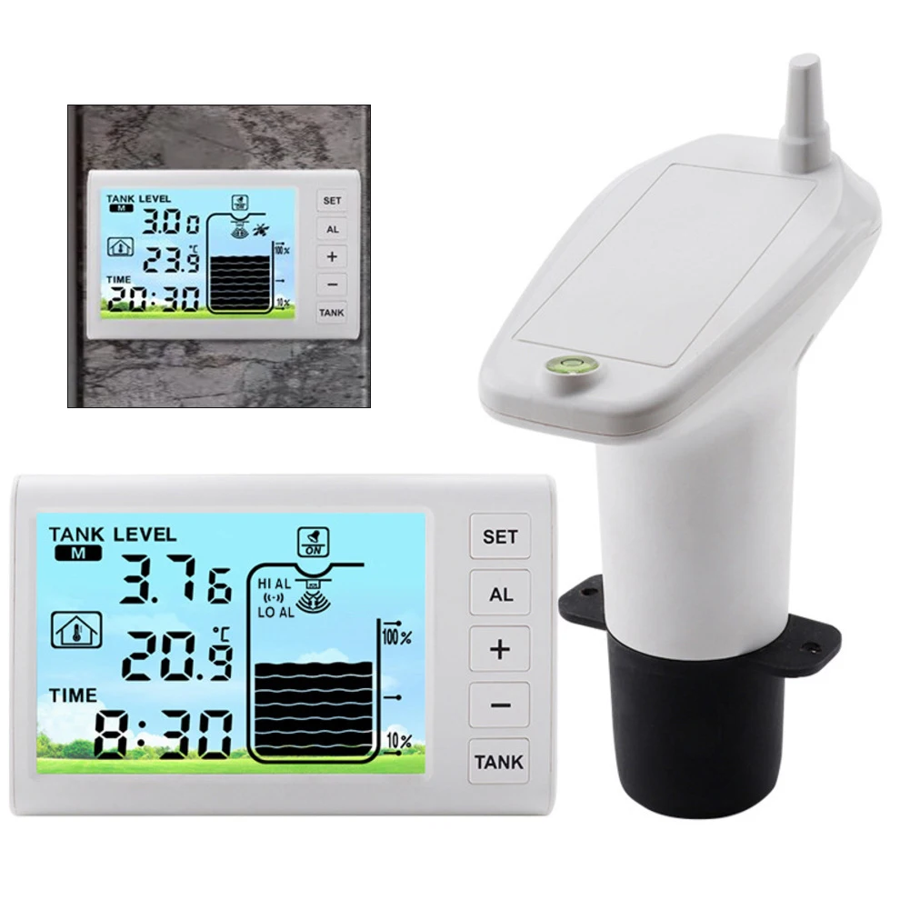 Ultrasonics Tank Level Gauge With Wireless LCD Display Indoor Tank Level Gauge Temperature And Altitude Monitor Alarm Sensor 
Ultrasonics Tank Level Gauge With Wireless LCD Display Indoor Tank Level Gauge Temperature And Altitude Monitor Alarm Sensor
