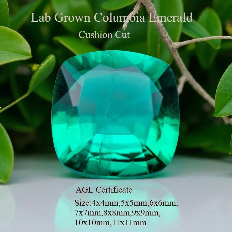 Cushion Cut Square Shape Lab Grown Columbia Emerald The Charms of DIY Jewelry Making with Certificate Factory Wholesale Price
Cushion Cut Square Shape Lab Grown Columbia Emerald The Charms of DIY Jewelry Making with Certificate Factory Wholesale Price