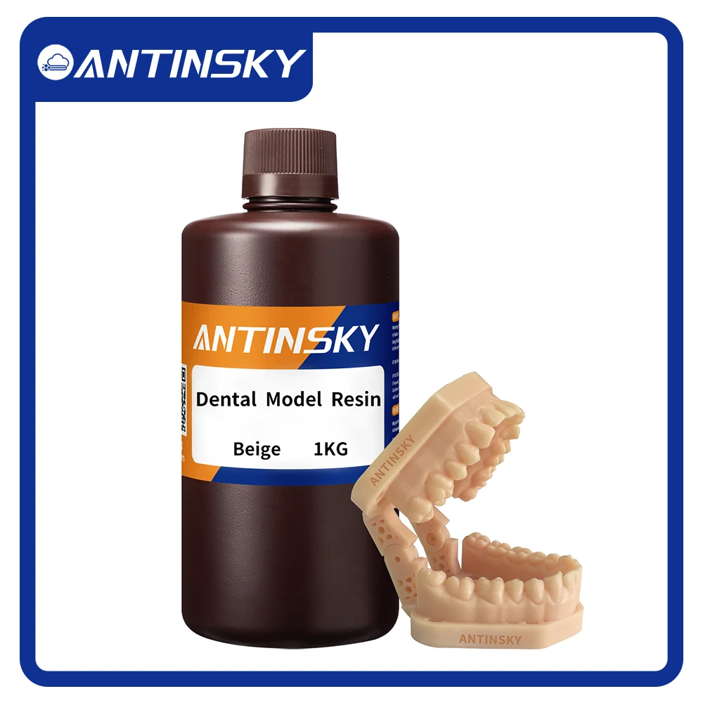 Стоматологическая модель Antinsky, смола для 3D-принтера Anycubic Elegoo Creality DLP, 405 нм, высокоточные зубы, 1 кг, низкая усадка, быстрое отверждение
Стоматологическая модель Antinsky, смола для 3D-принтера Anycubic Elegoo Creality DLP, 405 нм, высокоточные зубы, 1 кг, низкая усадка, быстрое отверждение