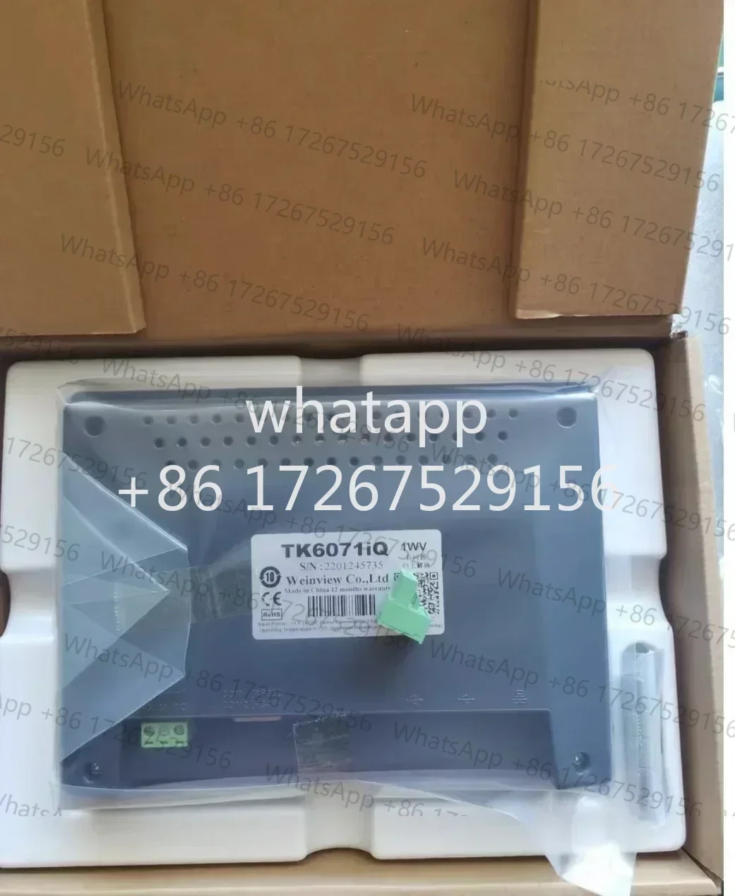New Boxed MT8072IP TK6071iQ MT8071IP MT6071iP 7 Inch HMI Touch Screen TFT 800*480 365 DAY Warranty
New Boxed MT8072IP TK6071iQ MT8071IP MT6071iP 7 Inch HMI Touch Screen TFT 800*480 365 DAY Warranty