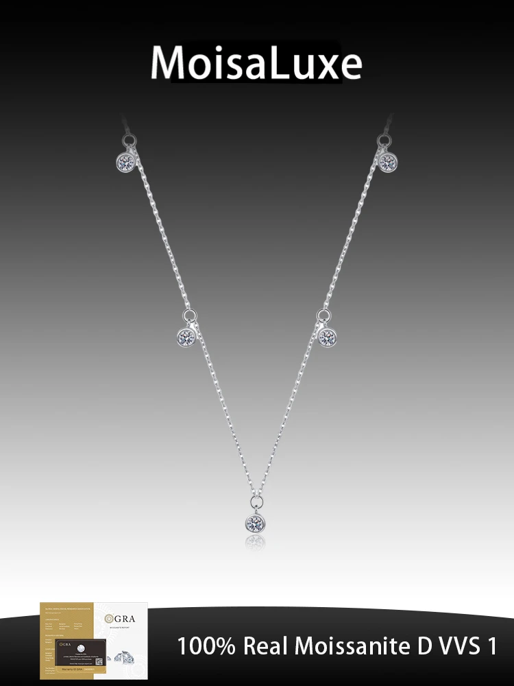 MoisaLuxe Official Store Moissanite Plata Sterling 925 Silver Simple Gypsy Collarbone Chain Moissanite Pendant Necklace Jewelry
MoisaLuxe Official Store Moissanite Plata Sterling 925 Silver Simple Gypsy Collarbone Chain Moissanite Pendant Necklace Jewelry