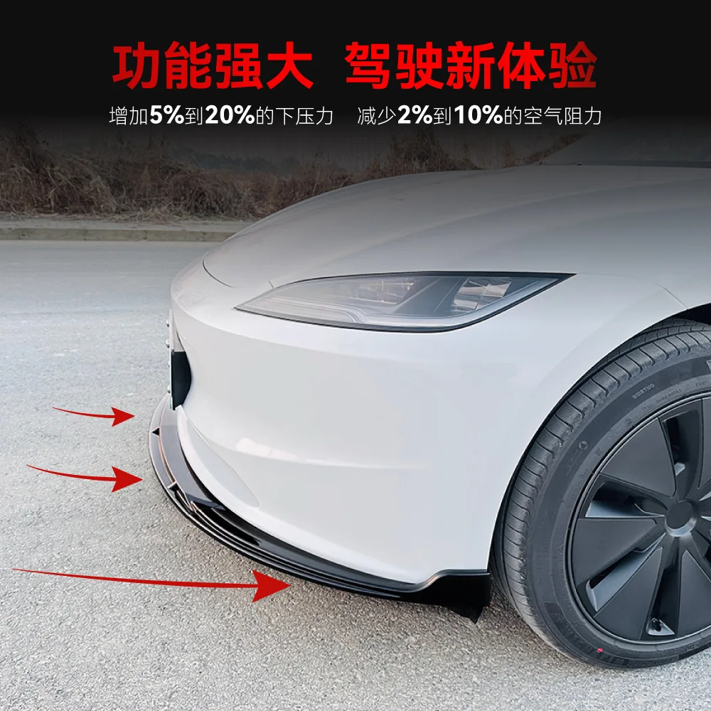 For Tesla Model 3 Highland 2024-on Year Front Splitter Bumper Lips Exterior Parts Accessories Body Kit
For Tesla Model 3 Highland 2024-on Year Front Splitter Bumper Lips Exterior Parts Accessories Body Kit