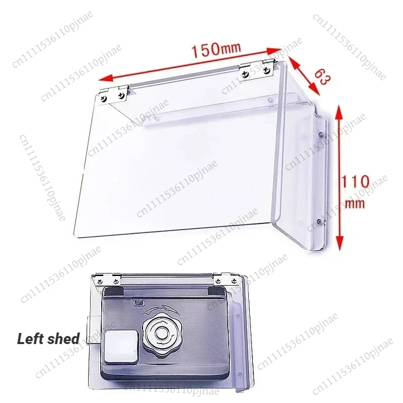 Waterproof Cover for Smart swipe lock Electric Lock Mechanical Door Lock OutDoor snow cover universal type
Waterproof Cover for Smart swipe lock Electric Lock Mechanical Door Lock OutDoor snow cover universal type