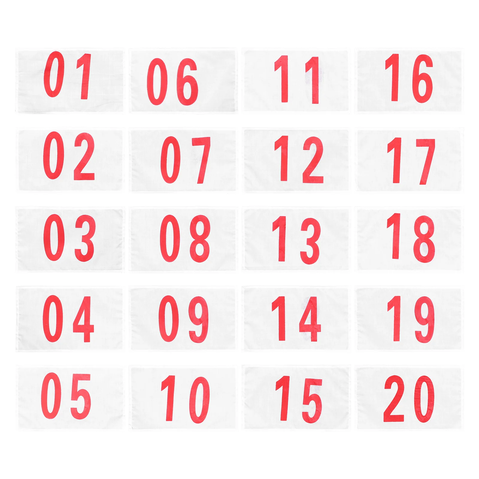 20Pcs Number Display Bibs Suitable Racing Swimming Exercising Events Professional Athletic Meeting Supplies Race Bibs
20Pcs Number Display Bibs Suitable Racing Swimming Exercising Events Professional Athletic Meeting Supplies Race Bibs