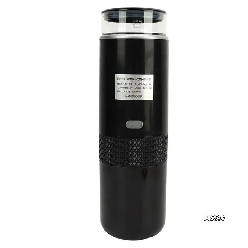 Coffeemaker Type C Rechargeable Portable Coffee Maker 2 In 1 Design 1200Mah Battery One Button For Hiking
Coffeemaker Type C Rechargeable Portable Coffee Maker 2 In 1 Design 1200Mah Battery One Button For Hiking