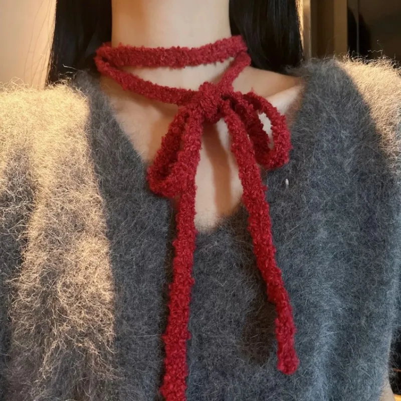 Unique Plush Thin Narrow Long Small Scarf Ambient Fashion Tie Necklace Hair Band Waist Chain Silk Scarf for Women
Unique Plush Thin Narrow Long Small Scarf Ambient Fashion Tie Necklace Hair Band Waist Chain Silk Scarf for Women