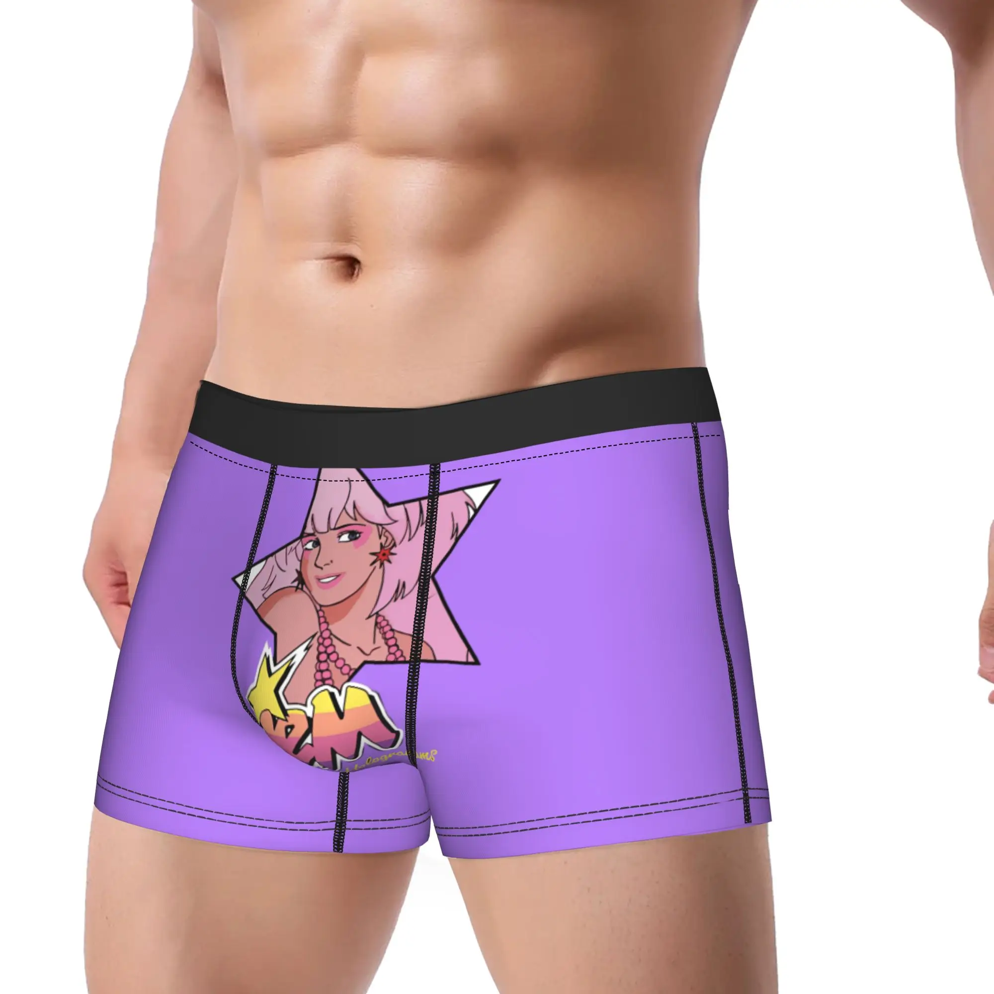 J-Jem and the Holograms Star Truly Outrageous Showtime Underwear Men's Boxer Brief Breathable Boxer Shorts Plus Size Panties
J-Jem and the Holograms Star Truly Outrageous Showtime Underwear Men's Boxer Brief Breathable Boxer Shorts Plus Size Panties