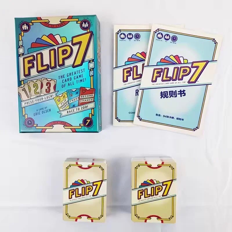 Взрывная карточная игра «FLIP 7:» для ночей семьи и друзей | Стратегические задачи, смех и долговечные воспоминания (новая настольная игра)
Взрывная карточная игра «FLIP 7:» для ночей семьи и друзей | Стратегические задачи, смех и долговечные воспоминания (новая настольная игра)