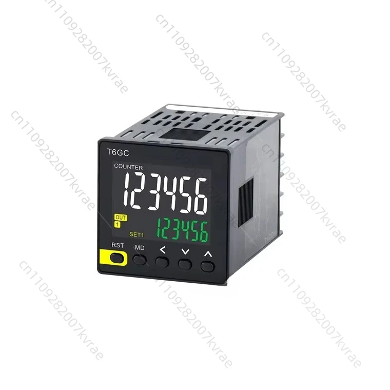 T6GC 48 * 48mm Industrial Electronics 6-digit LCD Digital Preset Counter Intelligent Length Meter RS485 Wireless Communication
T6GC 48 * 48mm Industrial Electronics 6-digit LCD Digital Preset Counter Intelligent Length Meter RS485 Wireless Communication