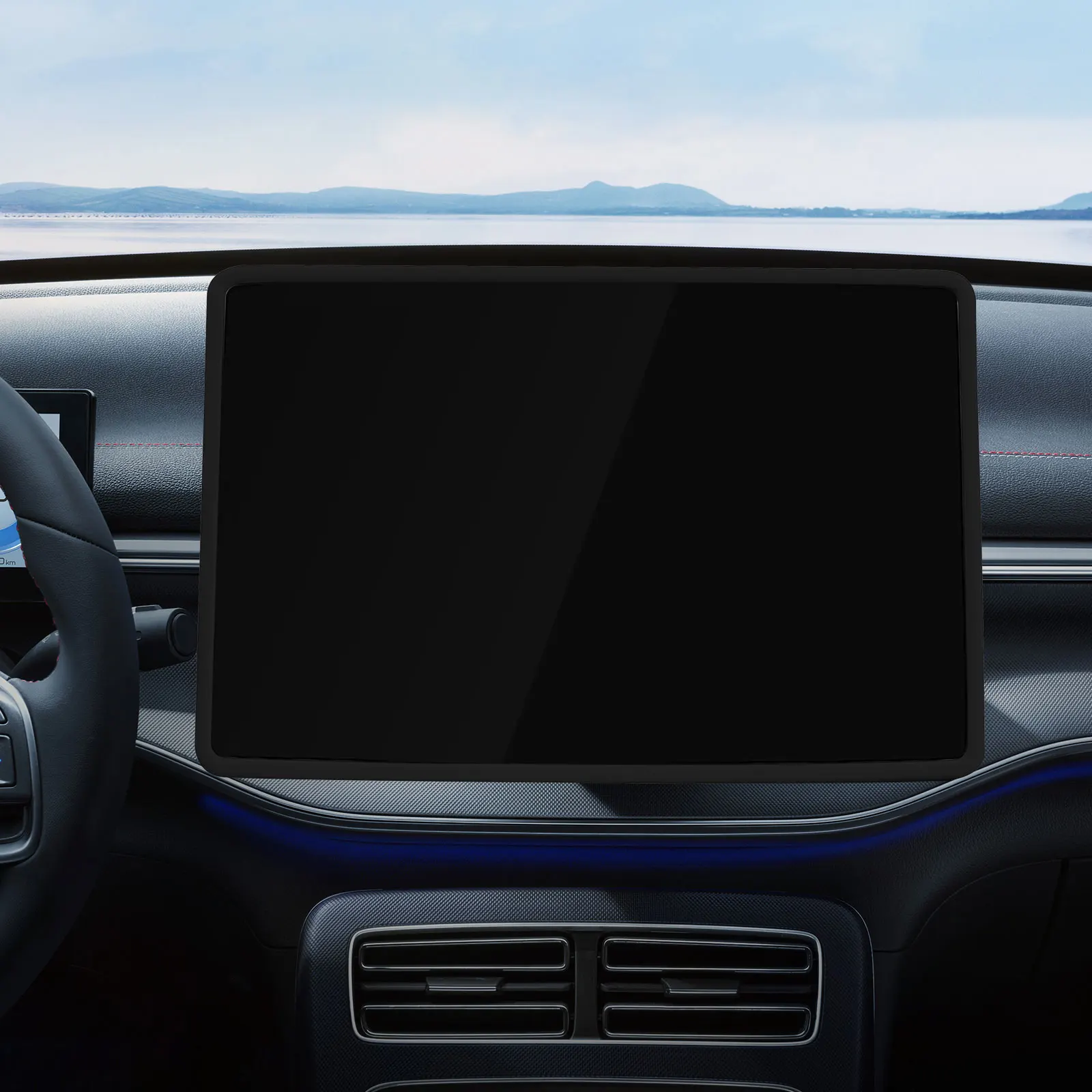 Silica Gel Car Screen Frame Protector Black Easy Install Protective Strip for Center Control Guard Trim Accessories
Silica Gel Car Screen Frame Protector Black Easy Install Protective Strip for Center Control Guard Trim Accessories