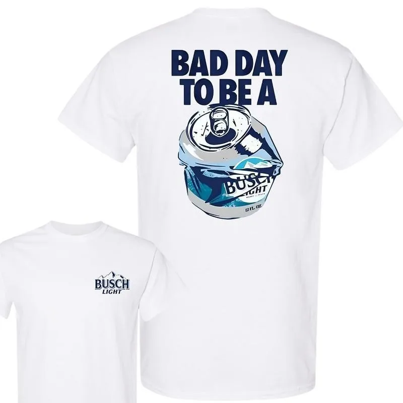 Bad Day to Be a Busch Light T-Shirt, Double-Sided Classic Cotton Tee for Men & W
Bad Day to Be a Busch Light T-Shirt, Double-Sided Classic Cotton Tee for Men & W