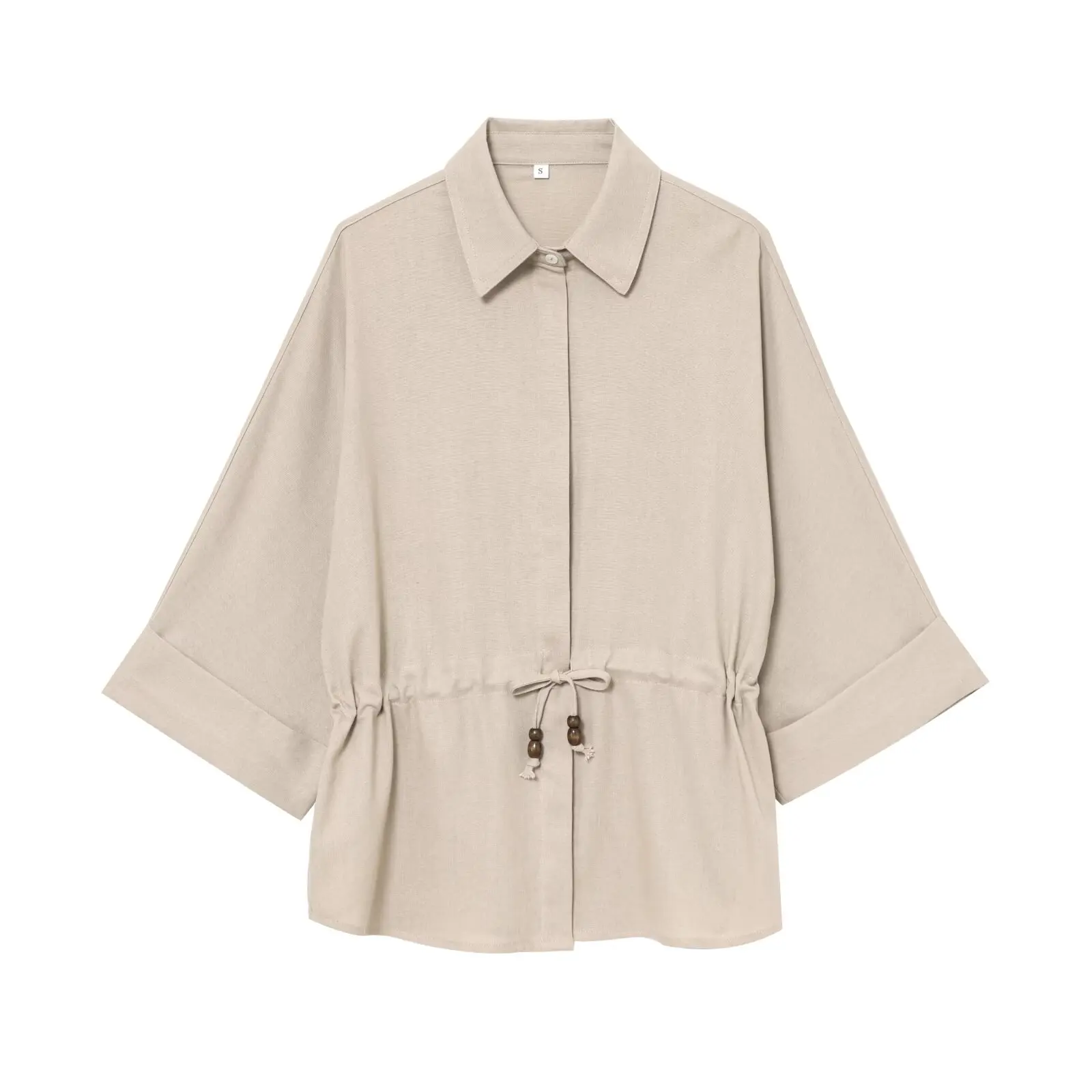 Women's 2025 New Fashion Beaded lace up decorative loose linen blend Lapel shirt retro long sleeved women's shirt chic top
Women's 2025 New Fashion Beaded lace up decorative loose linen blend Lapel shirt retro long sleeved women's shirt chic top